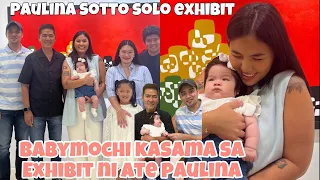 BABY MOCHI ISINAMA NI PAULEEN LUNA AT VIC SOTTO SA EXHIBIT NG ANAK NI VIC NA SI PAULINA SOTTO ❤️