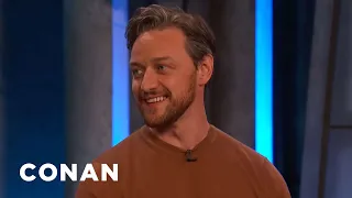 James McAvoy Injured Himself Doing Unnecessary Stunts | CONAN on TBS