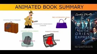 Murder On The Orient Express (By Agatha Christie)►Animated Book Summary