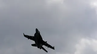 RAAF F/A-18F Super Hornet Sunsuper Riverfire 2019 Rehearsal