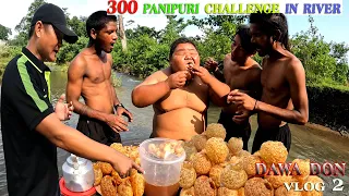 300 PANI PURI /GOLGAPPA EATING COMPETITION WITH DAWA DON/ Panipuri Challenge खोलामै अमिलो Vlog गरियो