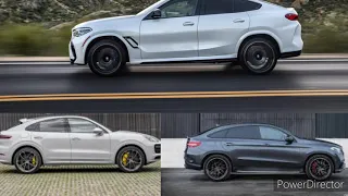 BMW X6 M COMPETITION 2020 VS MERCEDES GLE63 COUPE S AMG 2019 VS PORSCHE CAYENNE COUPE TURBO S 2020