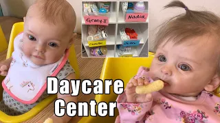 Very realistic daycare routine with 5 babies real like role play reborn videos