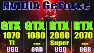 GTX 1070Ti vs GTX 1080 vs RTX 2060 SUPER vs RTX 2070 | GAMING BENCHMARK |