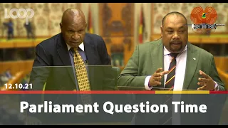 Parliament Question Time | Opposition Leader Hon. Beldan questioned Minister Jelta Wong