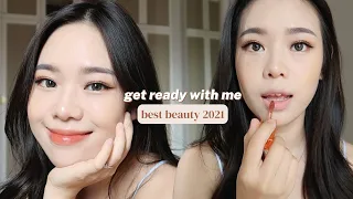 GET READY USING BEST MAKEUP OF 2021!! Neutral Glossy Makeup Look