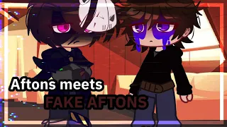 Aftons meets fake aftons || #fnaf || #gachafnaf ||