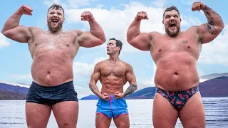 Entrenando con Gigantes (Los Hombres Más Fuertes del Mundo)