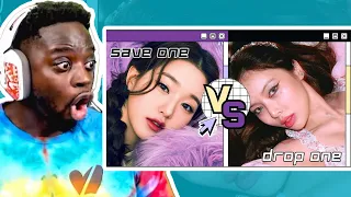 MUSALOVEL1FE does [KPOP GAME] SAVE ONE DROP ONE | OLDER VS NEWER KPOP SONGS (20 ROUNDS)