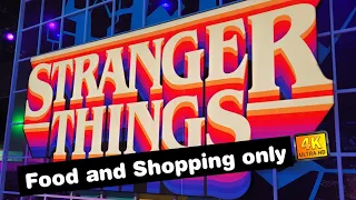 Stranger Things The Experience Food and Shopping only (4K) walk through ending Full tour