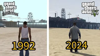 Comparison of Los Santos in Gta San Andreas and Gta 5 PART 2