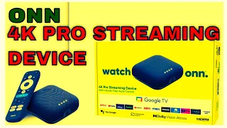 ONN 4K PRO STREAMING DEVICE - UNBOXING AND COMPLETE SETUP REVIEW