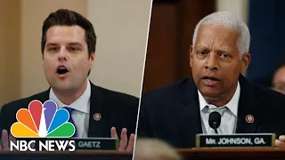 Johnson Checks Gaetz For Bringing Up Hunter Biden's Past Substance Abuse | NBC News