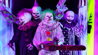 Horror Clown Animatronics with Pennywise IT at Transworld Halloween Show