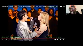 Lara Fabian f. Gregory Lemarchal - Un Ave Maria (Live/Star Academy 2005) Reaction #larafabian #music