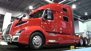 2022 Volvo VNL 860 Sleeper Truck - Exterior Interior Walkaround Tour - Salon Camion Lourd de Quebec