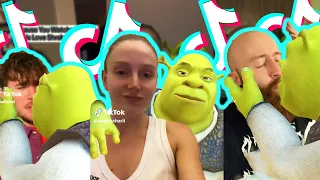 Kissing Shrek Filter Meme (Funny TikTok Trend) - TikTok Compilation