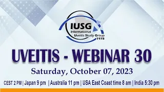 Uveitis Webinar 30 (Glaucoma in uveitis)