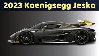 Supercar 2023 Koenigsegg Jesko Prices Launch Date Specs