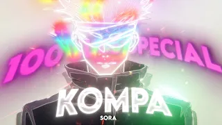 jujutsu kaisen - KOMPA [Edit/AMV] 100 subs Special🎉🎉4K