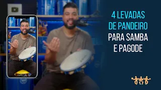 🔴 LIVE #4 - 4 LEVADAS DE PANDEIRO PARA SAMBA E PAGODE!