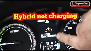 hybrid not charging