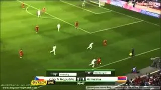 Czech Republic vs Armenia 1 2 all goals 06 09 2013