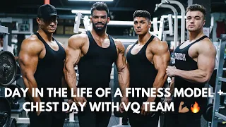 Photoshoot & MASSIVE Chest Workout w/ squad | Day In The Life....