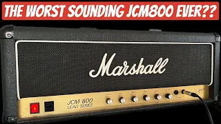 The worst sounding JCM800 ever??