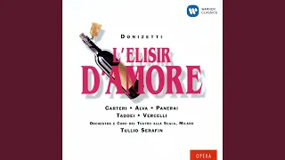 L'elisir d'amore, Act 1 Scene 5: Cavatina, "Udite, udite, o rustici" (Dulcamara, Chorus)
