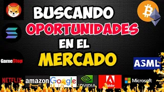 Oportunidades de Compra | Seguiremos Cayendo! AMZN, ASML, NVIDIA, AMD, GOOG, U, ADOBE,  ETSY, TSLA