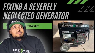 How to fix a bad portable generator? Will it run? Trash or Treasure (Duromax xp12000eh Hybrid Elite)