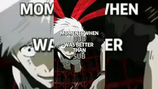MOMENT WHEN DUB WAS BETTER THAN SUB ||TOKYO GHOUL||