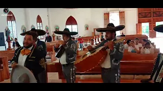 Mariachi de la ciudad de Camoapa le canto las mañanitas a Nuestra Señora Maria de los Milagros.