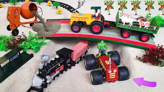 Top diy tractor making new Mini Concrete Bridge #3 @sunfarming7533 @minicreativedonganh5774