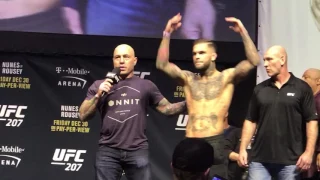 UFC 207 weigh ins - Cruz and Garbrandt