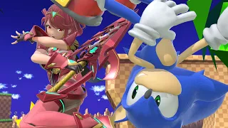 A FIGHT WITH THE AEGIS | Sonic Montage (feat. Pyra and Mythra) | Super Smash Bros. Ultimate