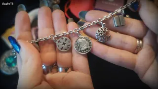 ASMR Jewelry💍My silver jewelry📿Earrings, rings, bracelets, pendants Whisper for sleep