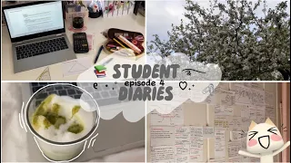 STUDENT DIARIES☕️episode 4: studying for my finals, review sessions, maintaining my mental health …