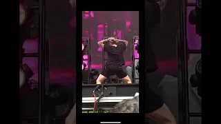 Post Malone showing of his crazy dance moves in concert.#shorts #postmalone #shortsvideo