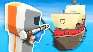 FUTURE RPG vs PIRATE SHIP IN ANCIENT WARFARE 3 (Ancient Warfare 3 Funny Gameplay)