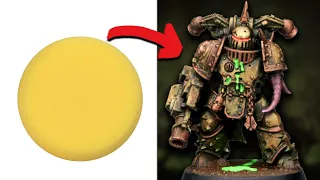 Speed Paint Death Guard With a Sponge | 4 Colors & Secret Souse!