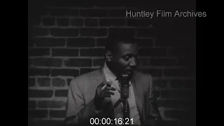 Dick Gregory in the Hungry I, 1960's.  Film 1097974