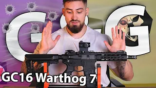 Страйкбольный автомат G&G GC16 Warthog 7 (6 мм, KeyMod, AR-15) видео обзор