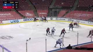 Radko Gudas drops the gloves with Blake Coleman