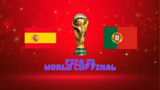 SPAIN vs Portugal FIFA world cup final 2022 in FIFA 23