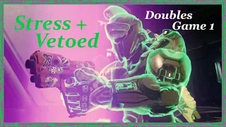 Game 1: Stress & Vetoed play SWEATY doubles! [Halo 5]