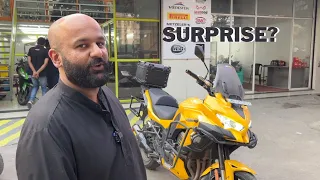 VLOG 116: Bhai ko diya Surprise iss Versys 1000 ke sath @Brotomotiv