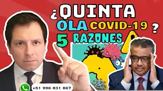 ALERTA 🚨EXPERTOS DETERMINAN RIESGO DE UNA QUINTA OLA COVID-19