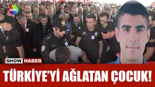 Şehit babaya veda!